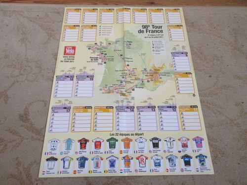 Cyclisme carte tour france - carte,