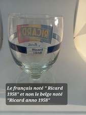 ### Rare verre ricard des 75