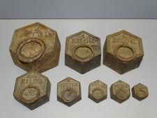 -LOT de 9 POIDS ANCIENS EN