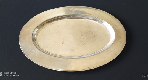 Grand plat 34x24cm metal - en,