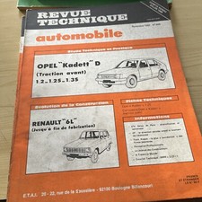 REVUE TECHNIQUE OPEL KADETT
