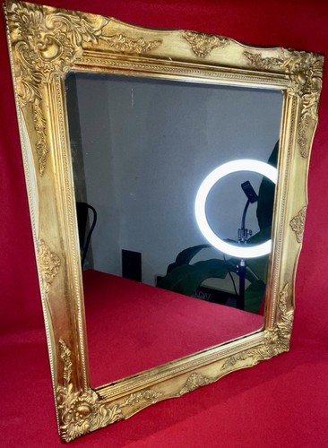 Ancien miroir bois sculpté - ancien,