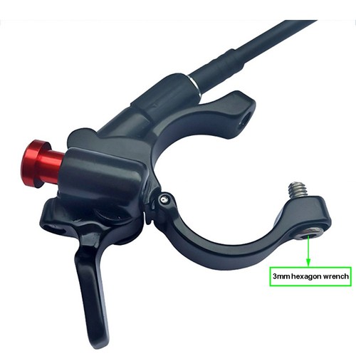 Levier blocage fourche - de, de