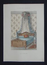LA TENTURE FRANÇAISE 1905 - Lit Louis XV - décoration tapisserie 89