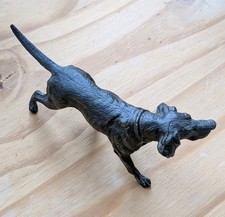 Ancien chien de chasse braque allemand bronze 19 ème - bronze de Vienne 