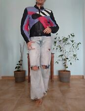 Hein Gericke Vintage Leather Pink Motorcycle Motorbike Jacket Motorbike Jacket 