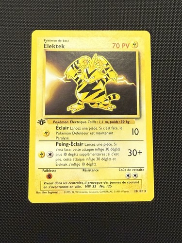 Carte pokémon wizards - carte,