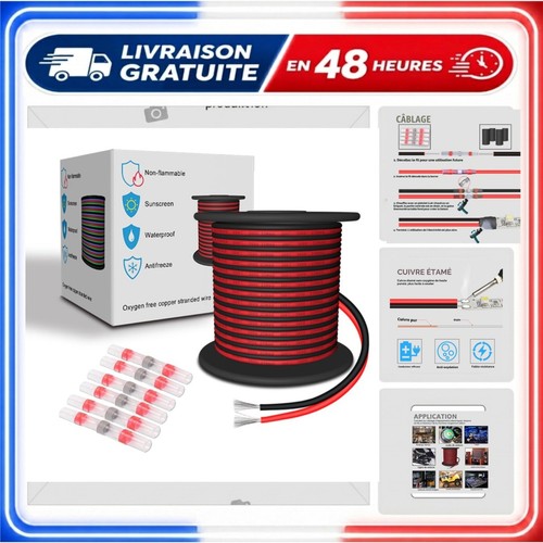 Fil électrique silicone - Électrique,
