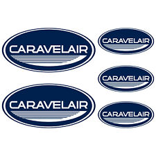CARAVELAIR autocollant sticker camping car caravane caravan 5 Pièces