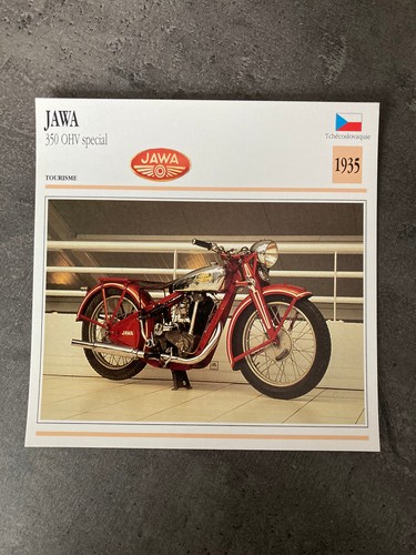Carte fiche moto collection - fiche,
