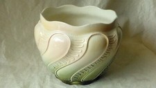 ART NOUVEAU LILLE GUSTAVE DE BRUYN ART NOUVEAU SLIPPERS FAIENCE POT COVER *