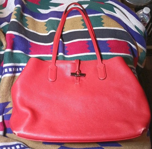 Longchamp large roseau leather - longchamp,