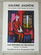 BRIATA Galerie Jouvène  Les peintres de Provence 1983 affiche la chrysalide 