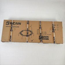 BCAN 48" Mini Fitness Trampoline w/ Adjustable Handle – 550lb Indoor Rebounder