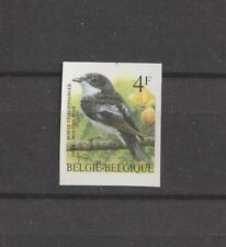 Belgium**Pied flycatcher-IMPERFORATE-BUZIN BIRDS-Nr 368 of 1000-oiseaux-1996