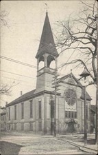 Charlestown Massachusetts Bunker Hill Baptist Church c1900-20s Vintage Postcard