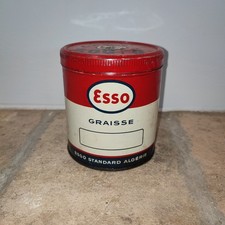 Ancien Pot De Graisse ESSO ALGERIE,Ancien Garage,Pas Bidon Triangulaire,Station