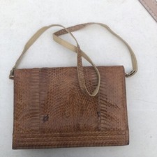 Sac À Main Vintage En Peau De