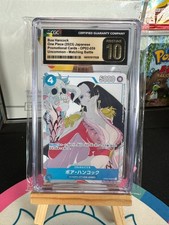 BOA HANCOCK - PROMO OP02-059 - CGC 10 BLACK PEISTINE - Japanese Card