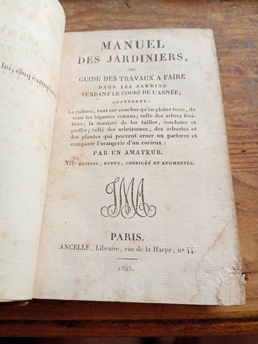 Manuels des jardiniers manuel - manuels,