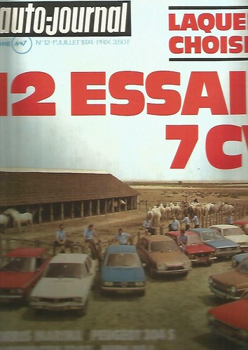 Auto journal r12 ts - n°12,