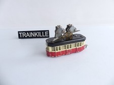 (1) SCHWEBSBAHN STUBE PASSENGER CAR + ENGINE SUSPENSION TRAIN