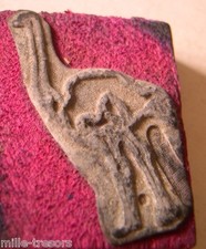 Tampon ECOLE scrapbooking : AUTRUCHE - Moyen format sur support bois 