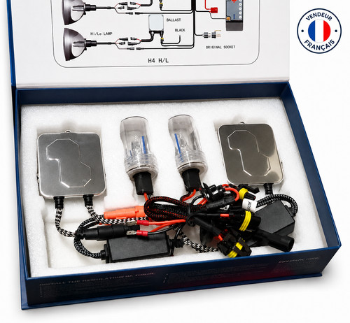 Kit xenon 6000k ampoule - h1,