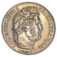Louis-Philippe 1er, 1 franc