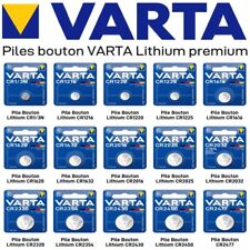 Piles bouton VARTA Lithium 3V - Au choix : CR2016 CR2025 CR2032 … CR2430 CR2450