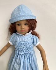 robe à smocks et bob bleus