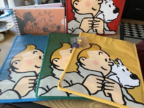 Tintin lot sac moulinsart - tintin,