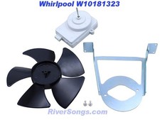 Whirlpool, KitchenAid, Kenmore W10181323 Refrigerator Condenser Fan Motor