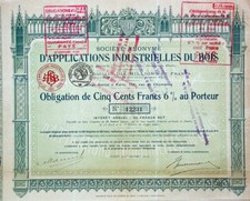 S.A. d'Applications Industriales du Bois, 1919 