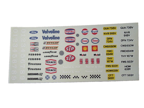 E454 scalextric decals - scalextric, 1/32