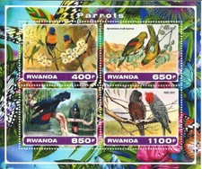 Rwanda 2017 Bloc Oiseaux