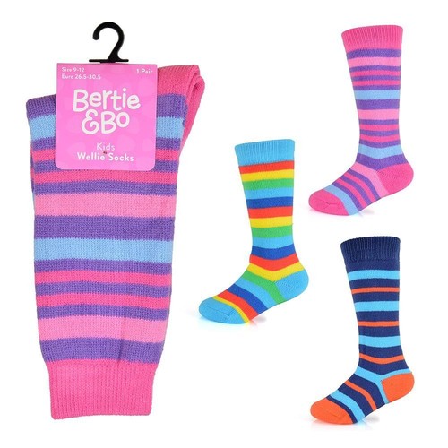 Enfants rayé chaussettes - enfants,