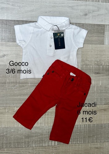 Gocco jacadi 6 - 3, mois