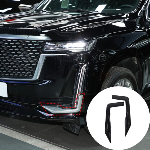 Gloss black front bumper - black, end