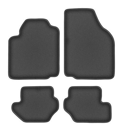 Jeu tapis velours graphite - de,