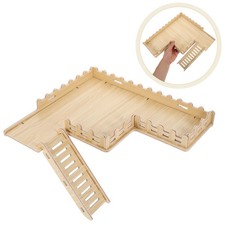 Hamster Cage Wooden Plateforme
