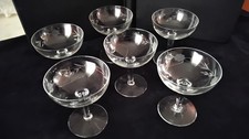 6 Coupes à champagne Vintage