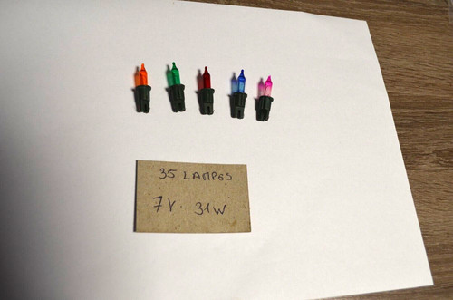 Ampoules rechange 7v - rechange,