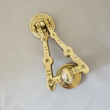 Heurtoir De Porte En Laiton De La Fin De La Période Victorienne