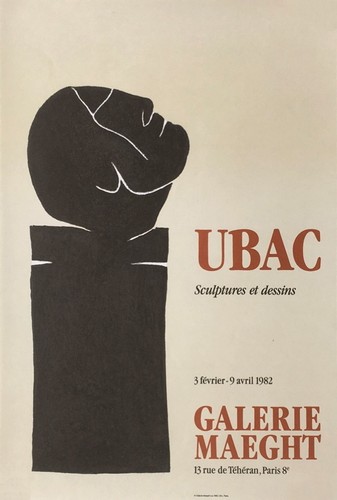 Raoul ubac affiche expo - ubac,