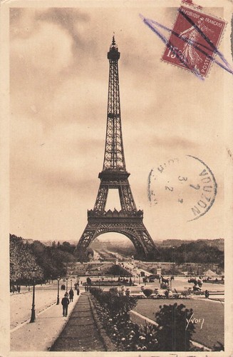 Paris tour eiffel - -, timbre