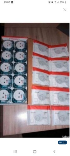 Lot prises neuves legrand - lot, 10