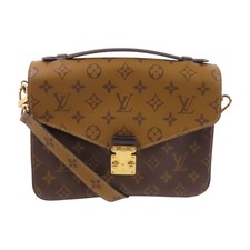 LOUIS VUITTON LV GHW Pochette Metis Handbag Shoulder Bag M44876 Monogram Reverse