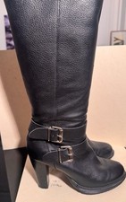 Bottes Cuir Noir