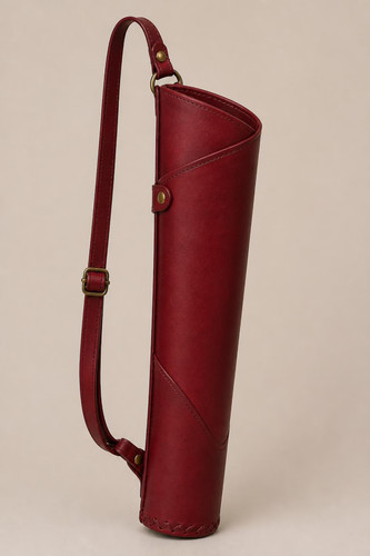 Handmade dark red leather - handmade,